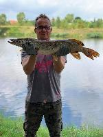 20.8.2020, od: Ondřej Kočí (Štika - ? kg, 87 cm)